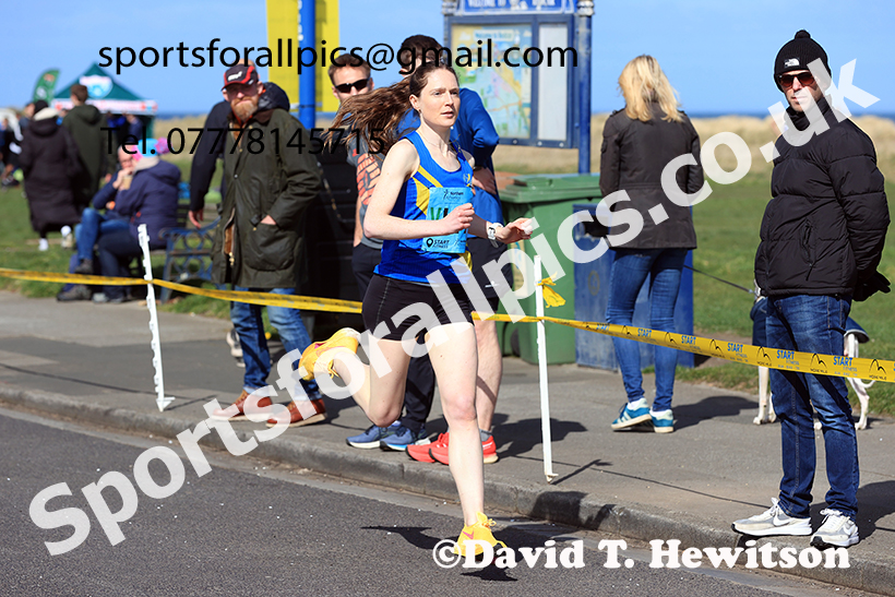 Senior womens Northern 6 Stage Road Relay, 2025 Northern 12 and 6 Stage Road Relays and Junior 5k, Redcar. Photo: David T. Hewitson/Sports for All Pics